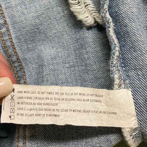 Thread & Supply Heavy Distressed Jean Jacket - Picture 6 of 6